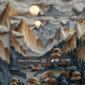 Ethereal Mountains Jigsaw Puzzle 1000 Pieces
